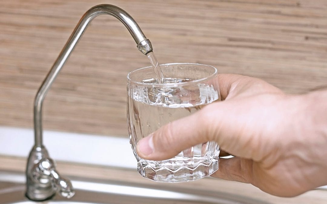 Carbon filters that attach to the sink are popular types of water filtration for the home.